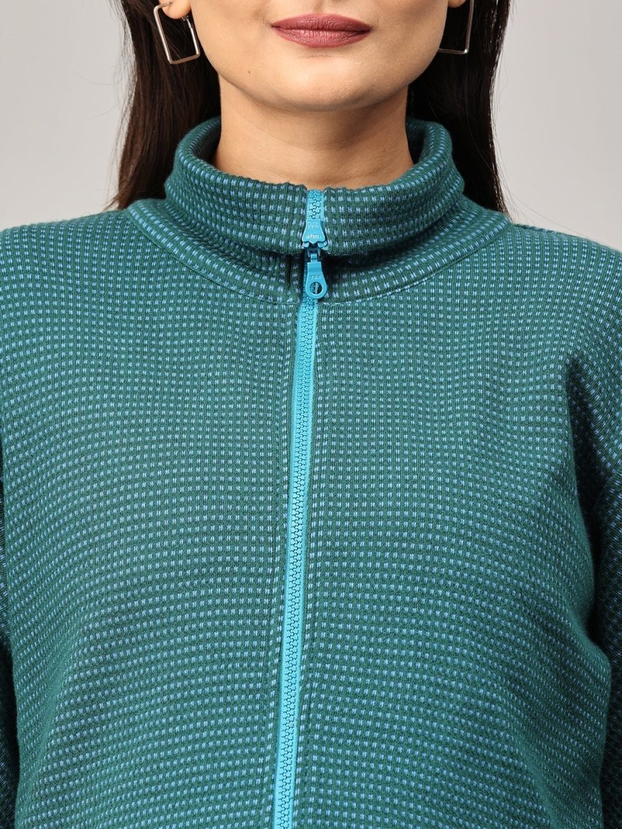 Green Virtue Maternity and Nursing Bomber Jacket Co Ord Set Green