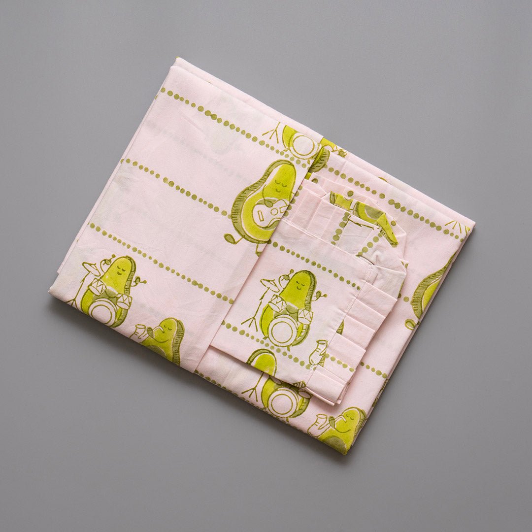 Avocados Jam 1 PC Cotton Muslin Baby Crib Sheet
