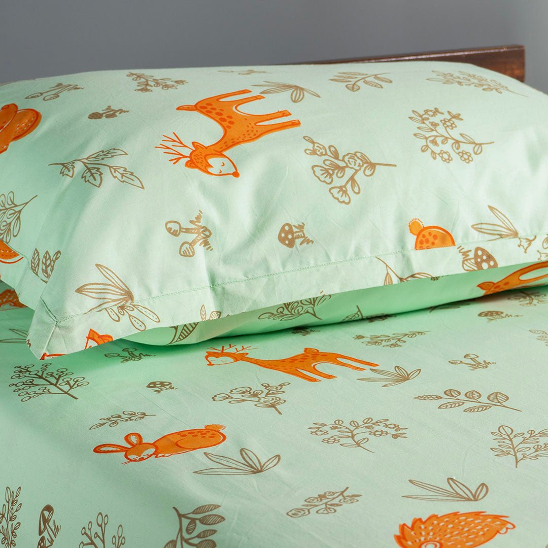 Enchanted Forest 1 PC Cotton Percale Baby Crib Sheet