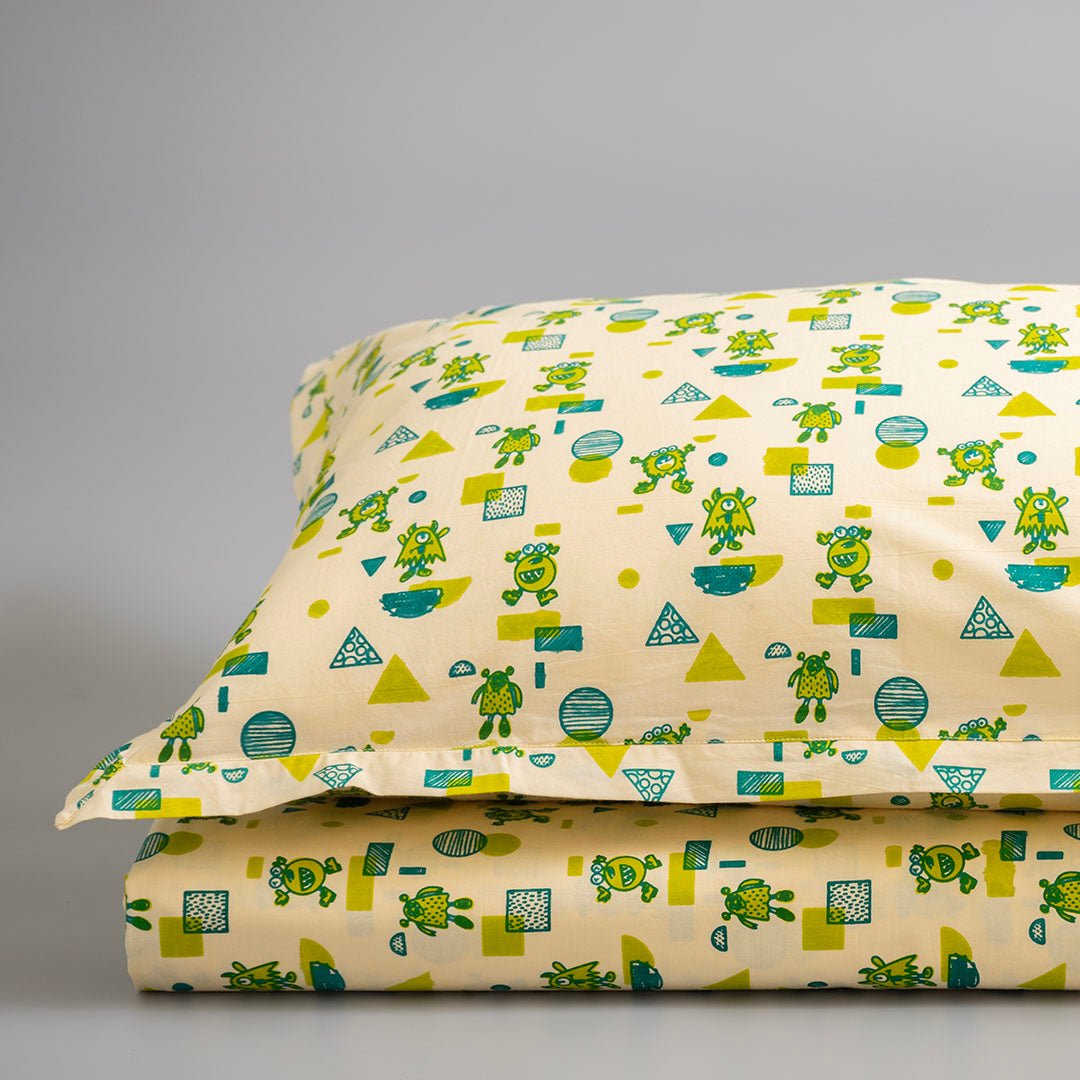 Mischievous Monsters 1 PC Cotton Muslin Baby Crib Sheet