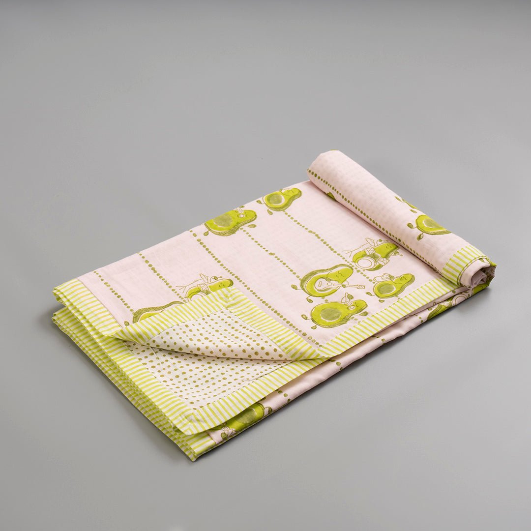 Avocados Jam 1 PC Kids Organic Cotton Dohar Blanket