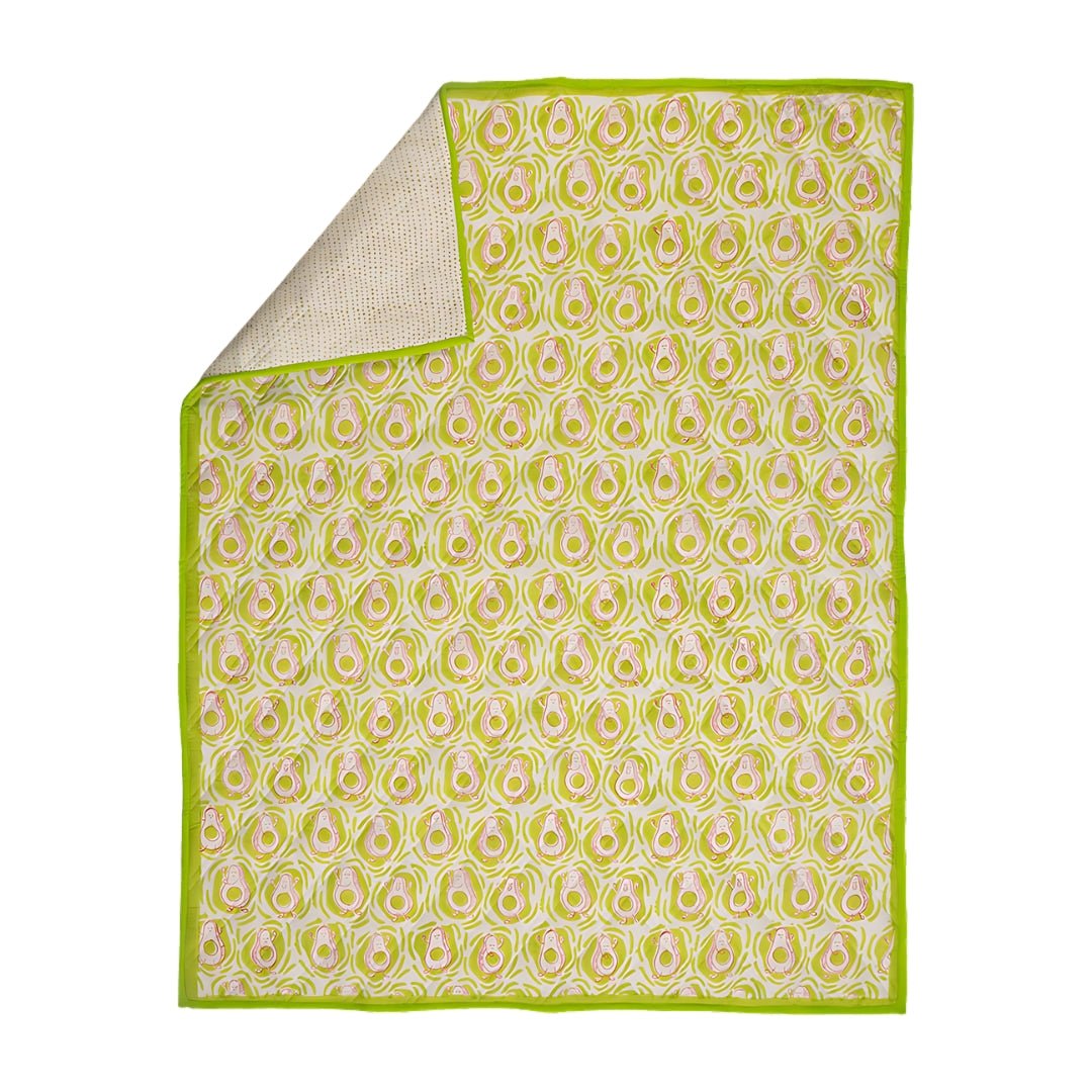 Avocados Jam 1 PC Cotton Muslin AC Quilt Blanket Wrap