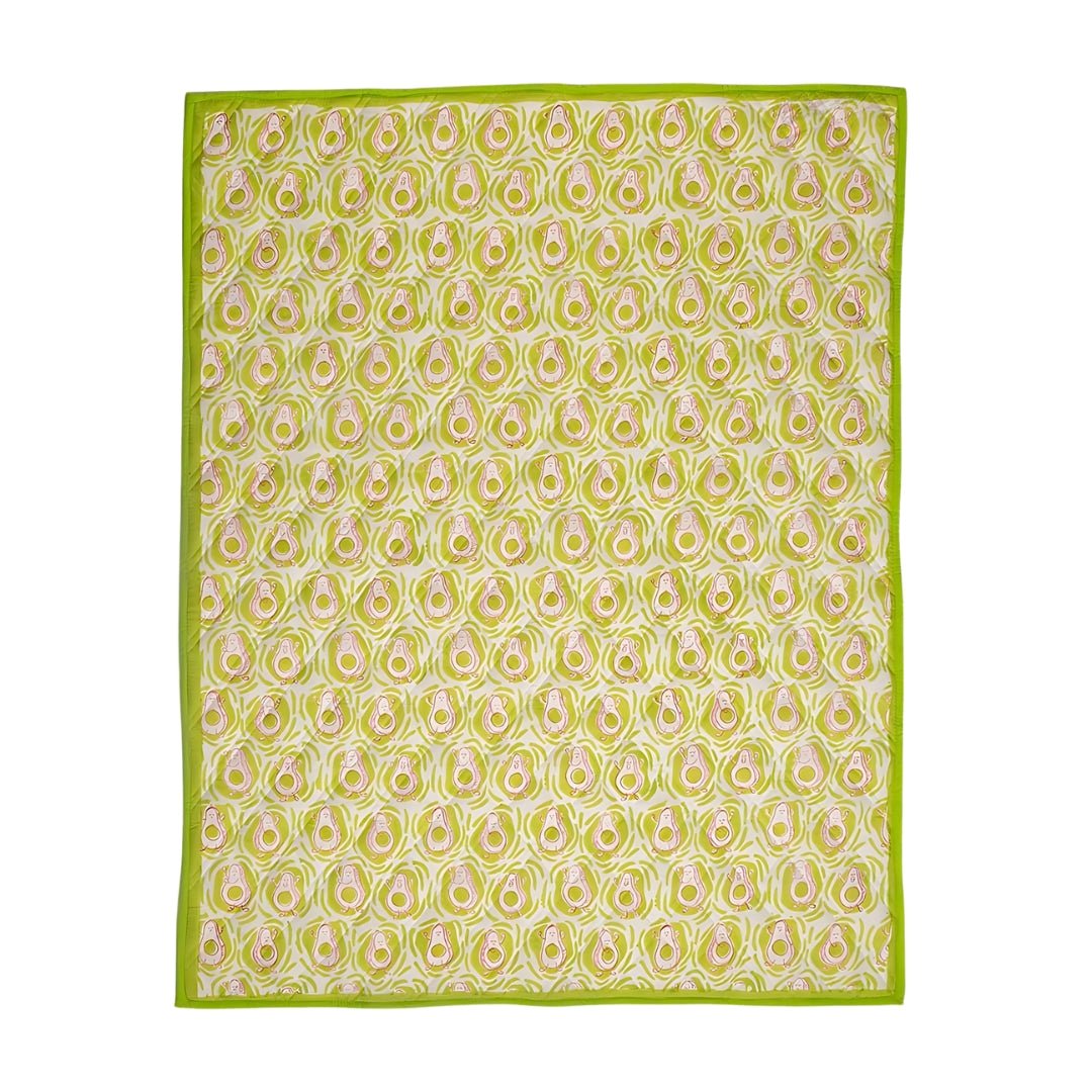 Avocados Jam 1 PC Cotton Muslin AC Quilt Blanket Wrap