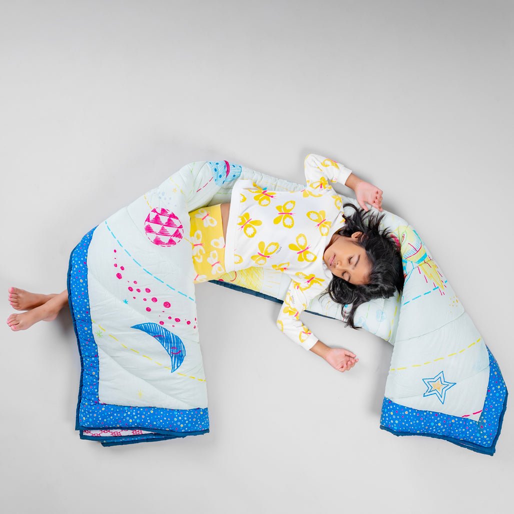 Galactic Adventure 1 PC Cotton Muslin AC Quilt Blanket Wrap