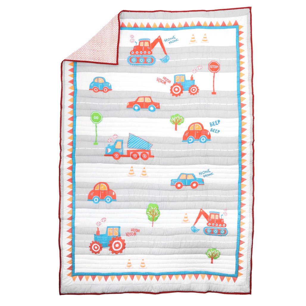 Vehicles 1 PC Cotton Muslin AC Quilt Blanket Wrap