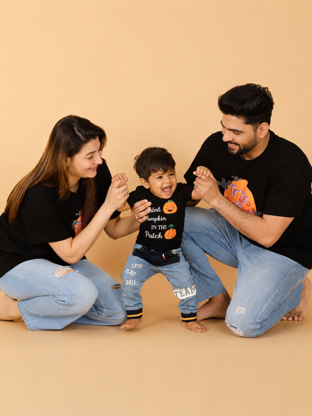 Halloween Trick Or Treat T-shirts Twinning Combo Of 3