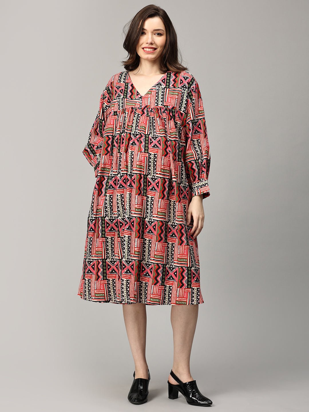 Hue's That Girl Maternity and Nursing Dress Multi