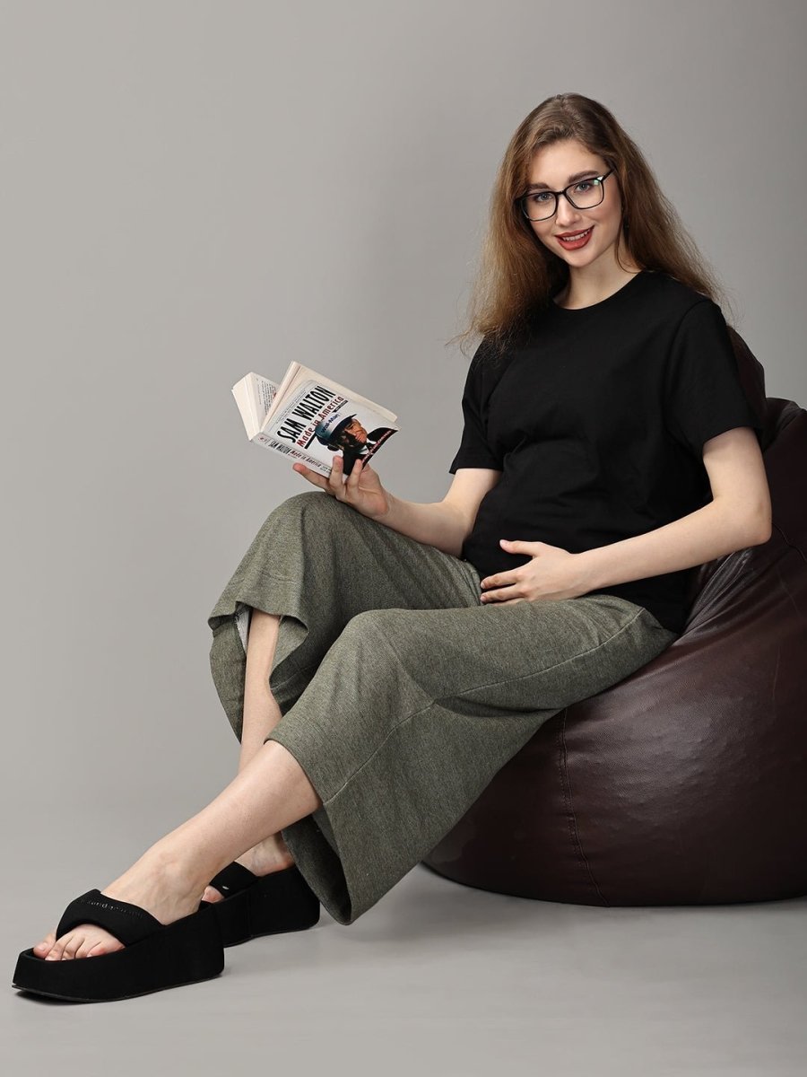 Hyde Park Maternity Palazzos Olive