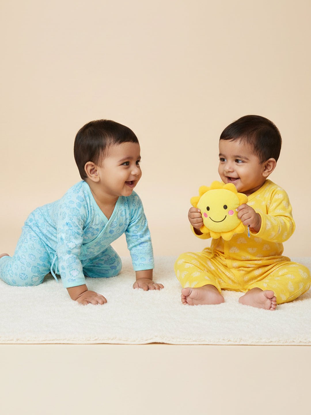 Color Rush Infant Jabla Style Romper Combo 2-Pack