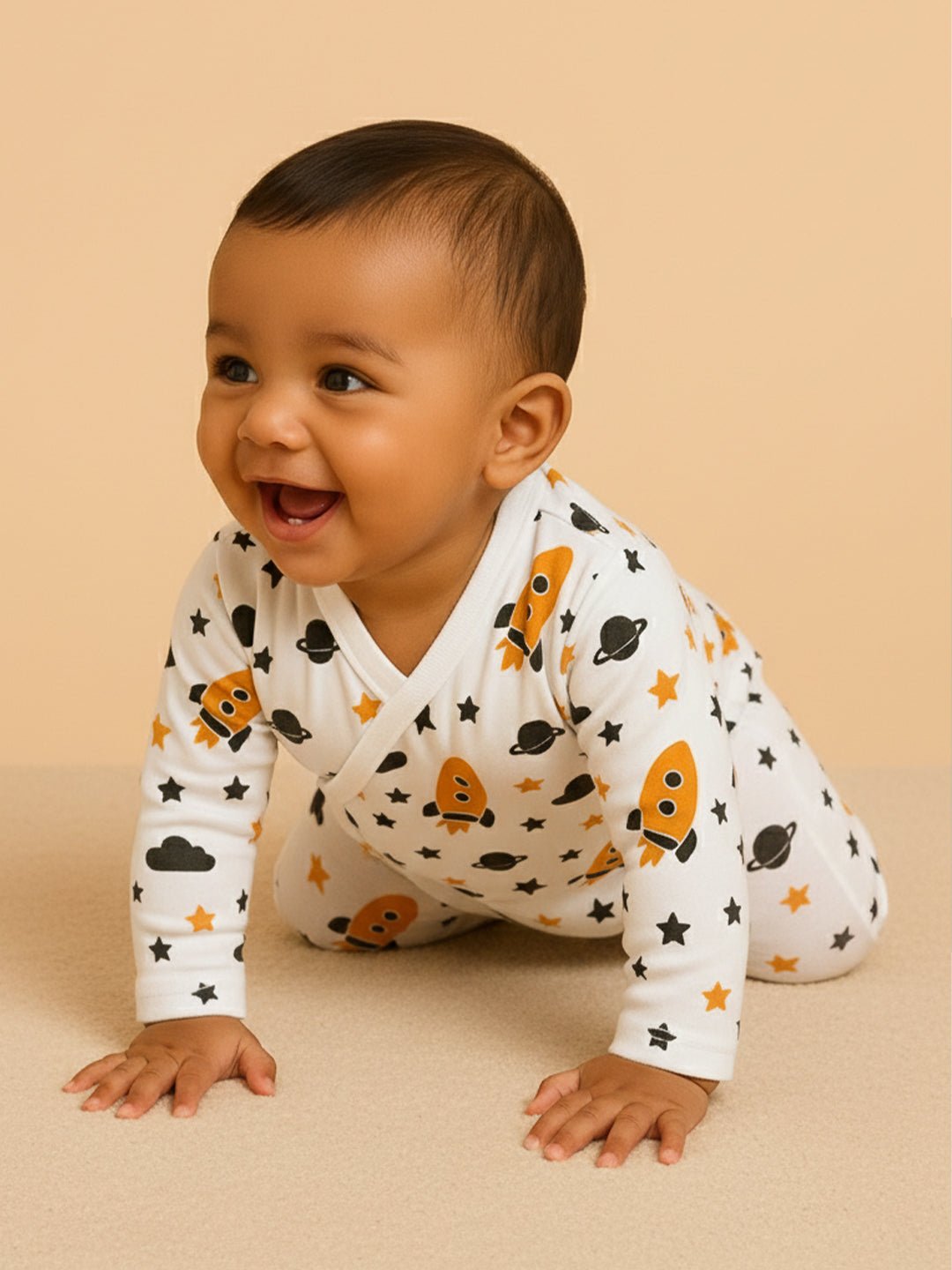 Print Party Infant Jabla Style Romper
