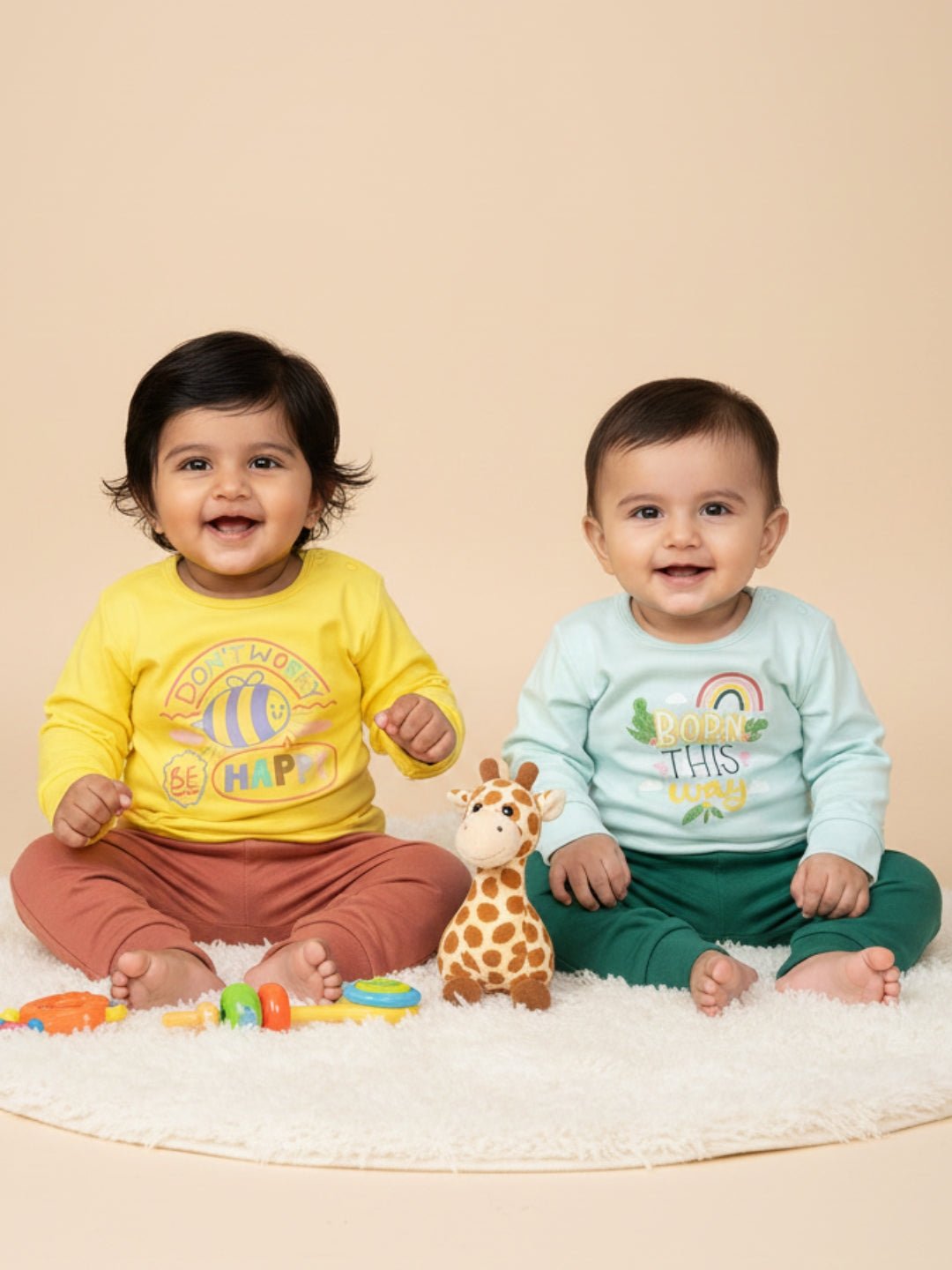 Born This Way Bee Happy Infant Set Combo 2-Pack