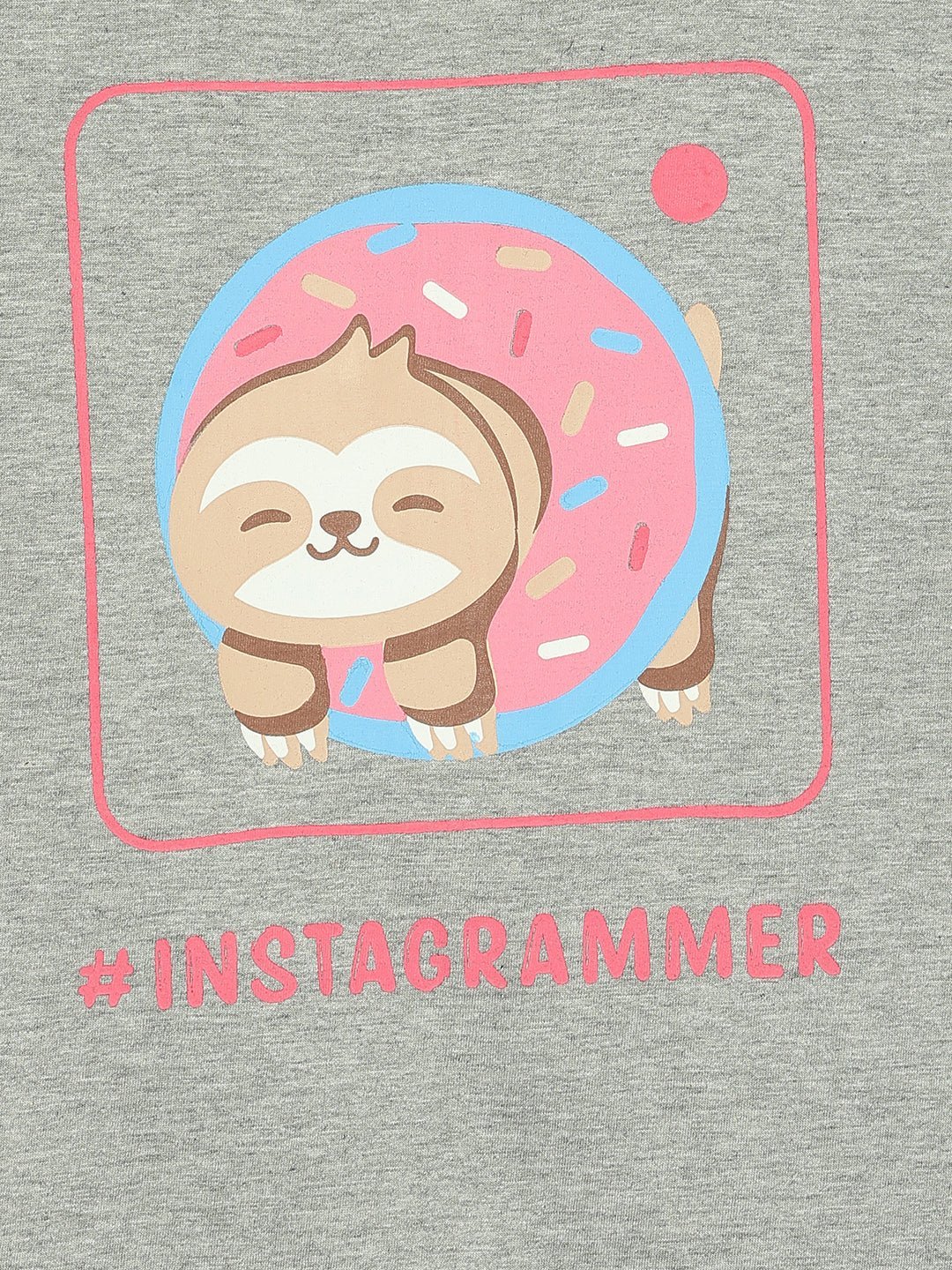 Insta Parents Grey Cotton Matching Family T-Shirt Twinning Combo Of 3