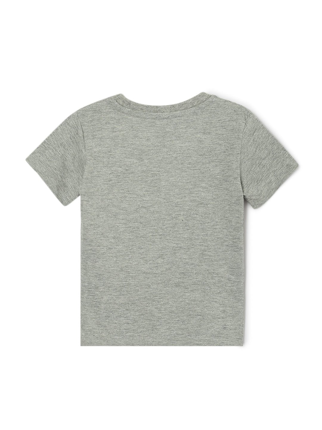 Insta Parents Grey Cotton Matching Family T-Shirt Twinning Combo Of 3