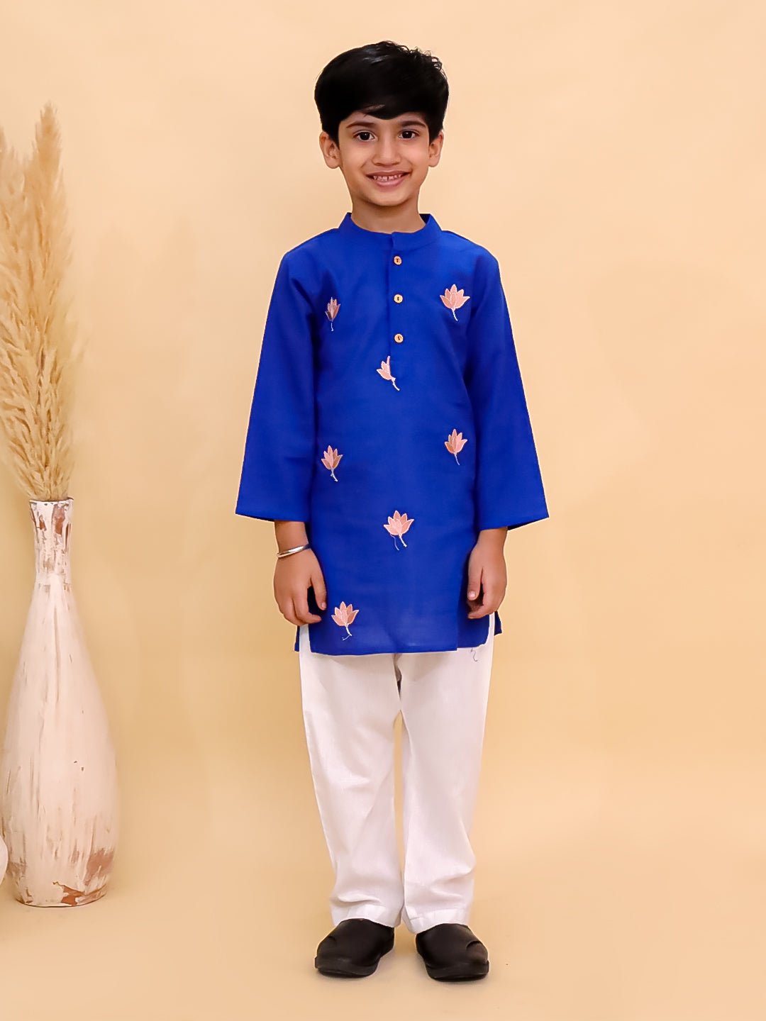 Kamal Vatika Embroidered Boys Kurta Pajama Set