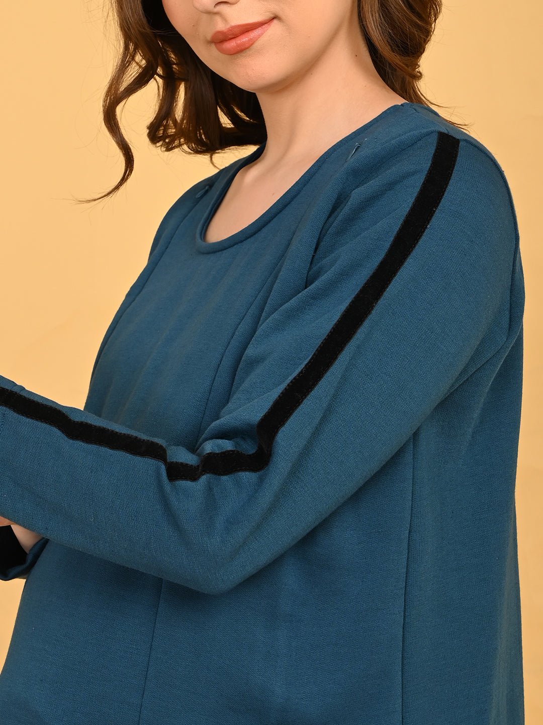 Keepin’ It Teal Maternity and Nursing Loungewear Set Teal