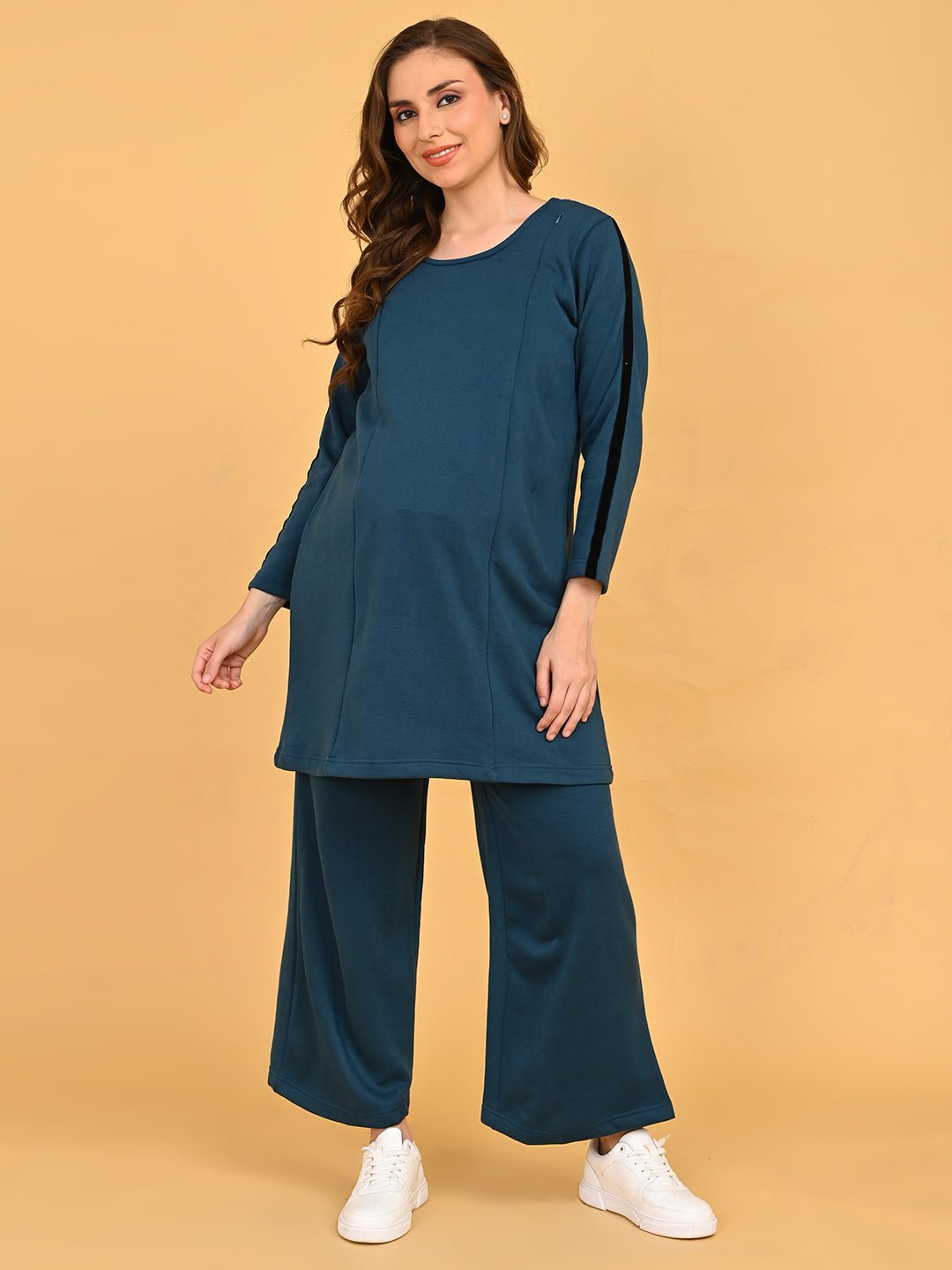 Keepin’ It Teal Maternity and Nursing Loungewear Set Teal