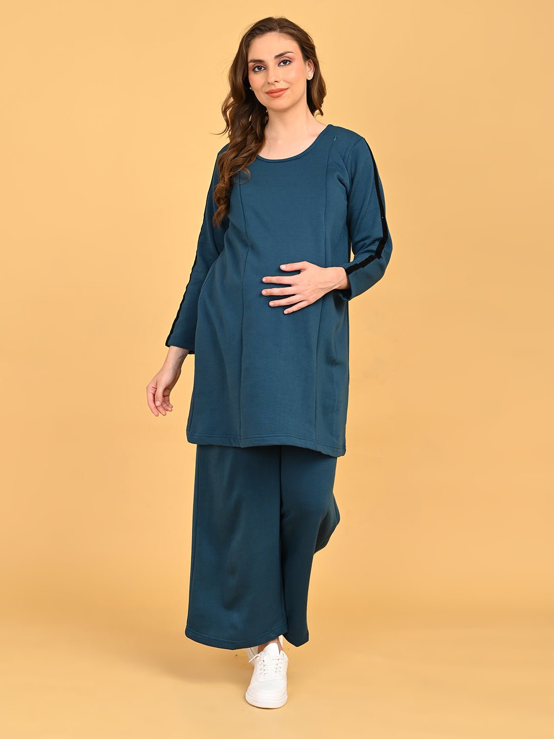 Keepin’ It Teal Maternity and Nursing Loungewear Set Teal