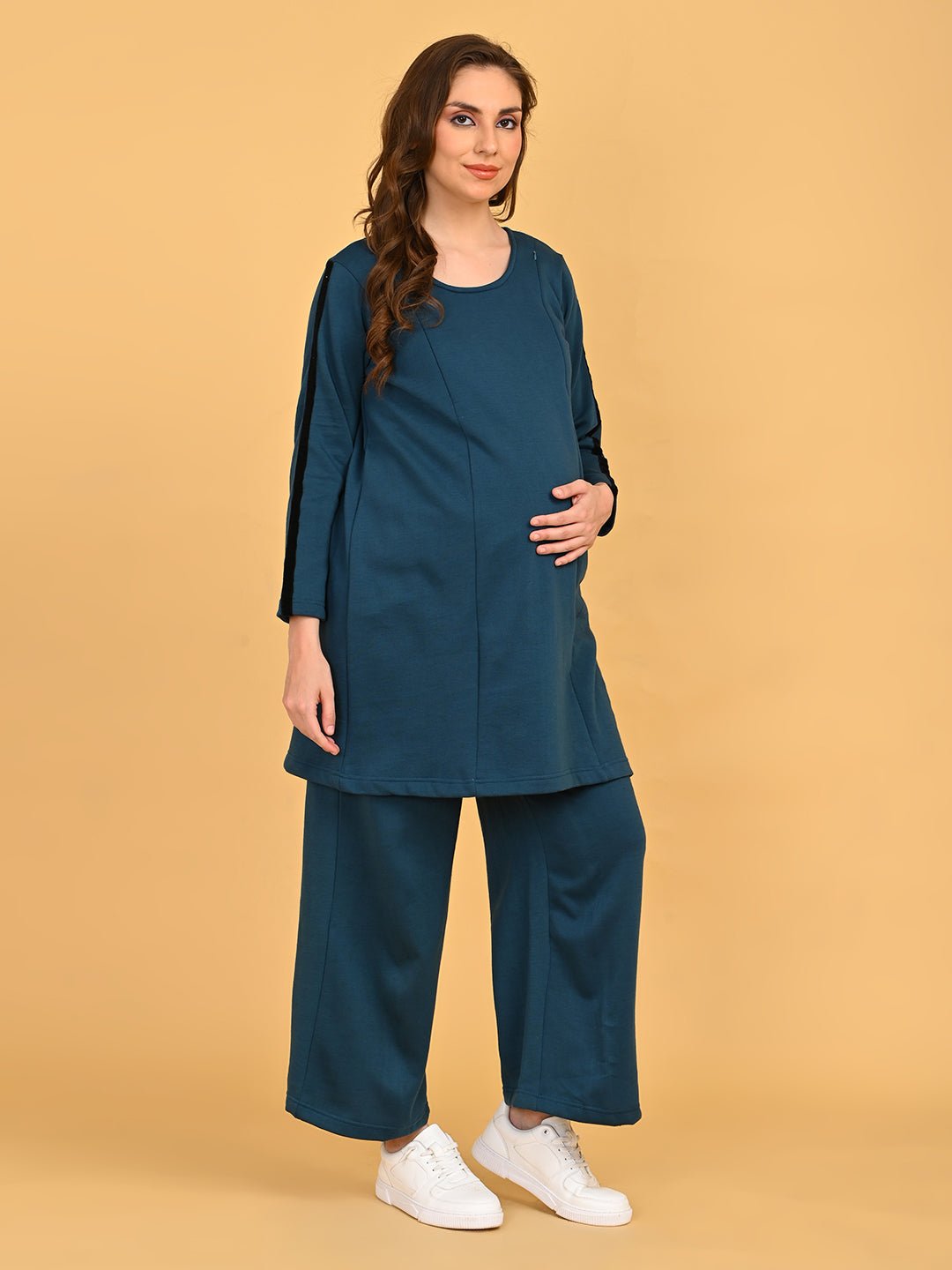 Keepin’ It Teal Maternity and Nursing Loungewear Set Teal