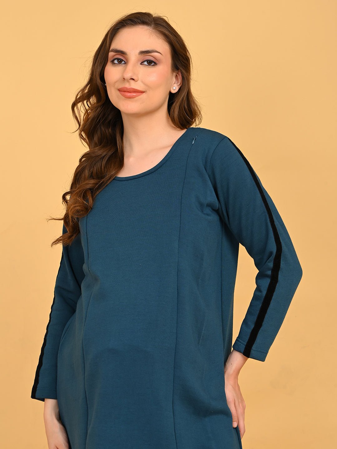 Keepin’ It Teal Maternity and Nursing Loungewear Set Teal
