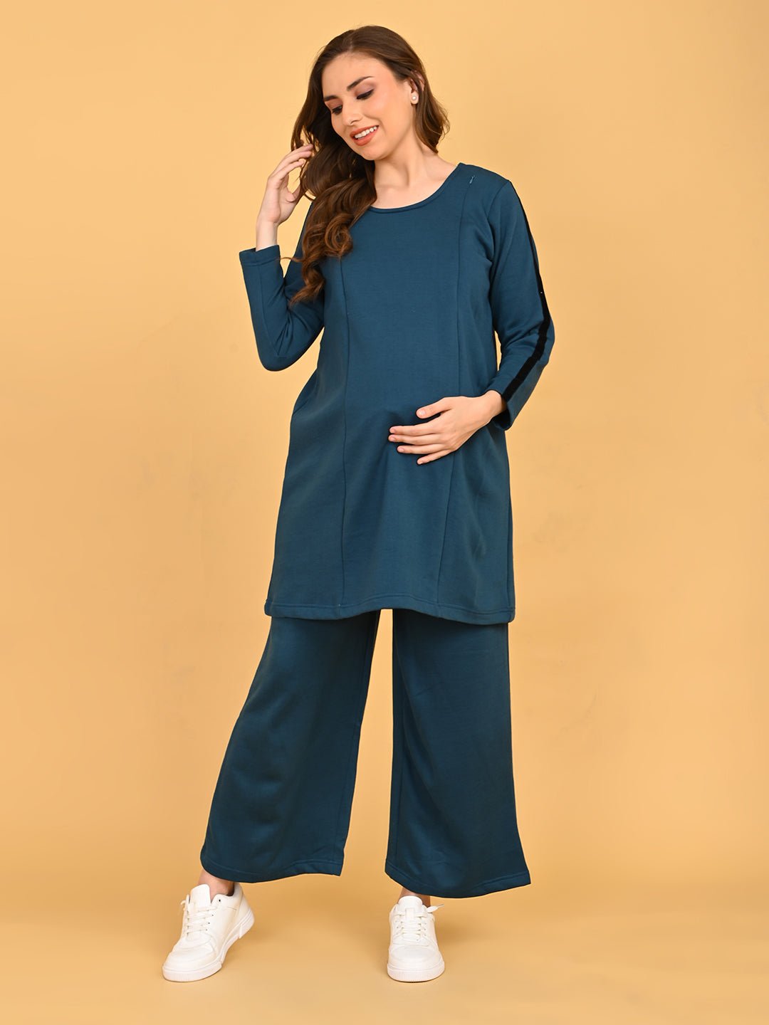 Keepin’ It Teal Maternity and Nursing Loungewear Set Teal