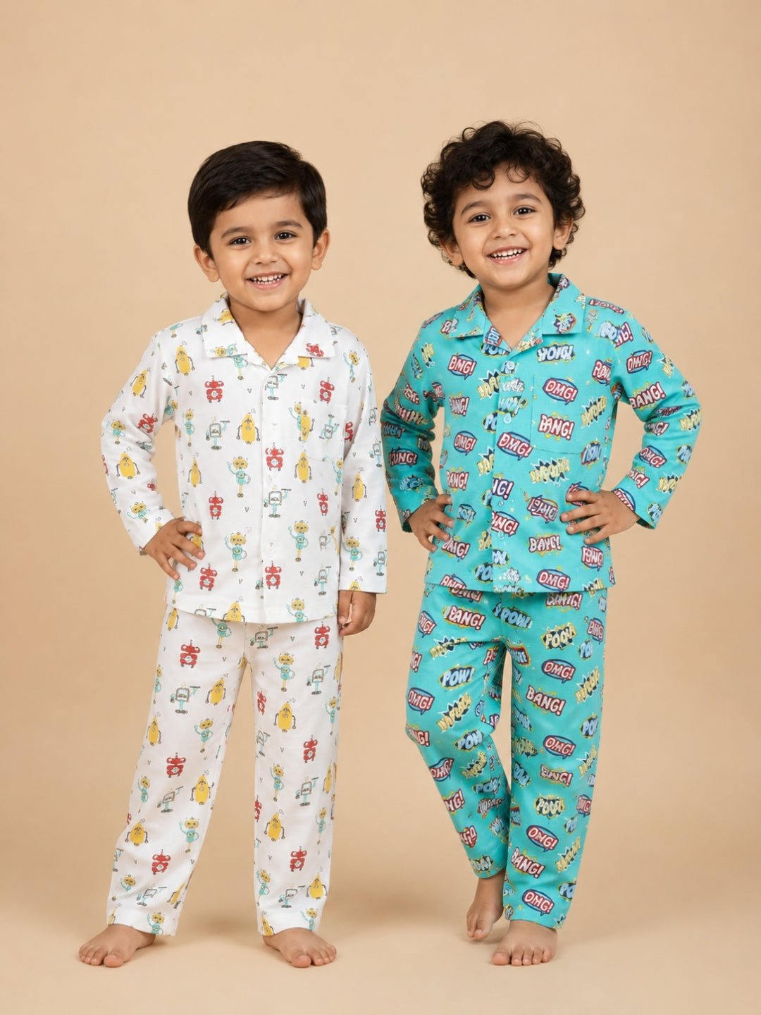 Robo Club Mighty Fighter Kids Pajama Set Combo