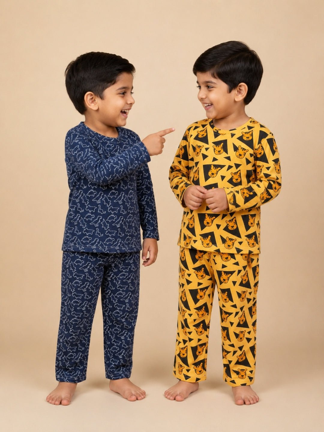 Tiger Tales and Dinos Rule Kids Pajama Set