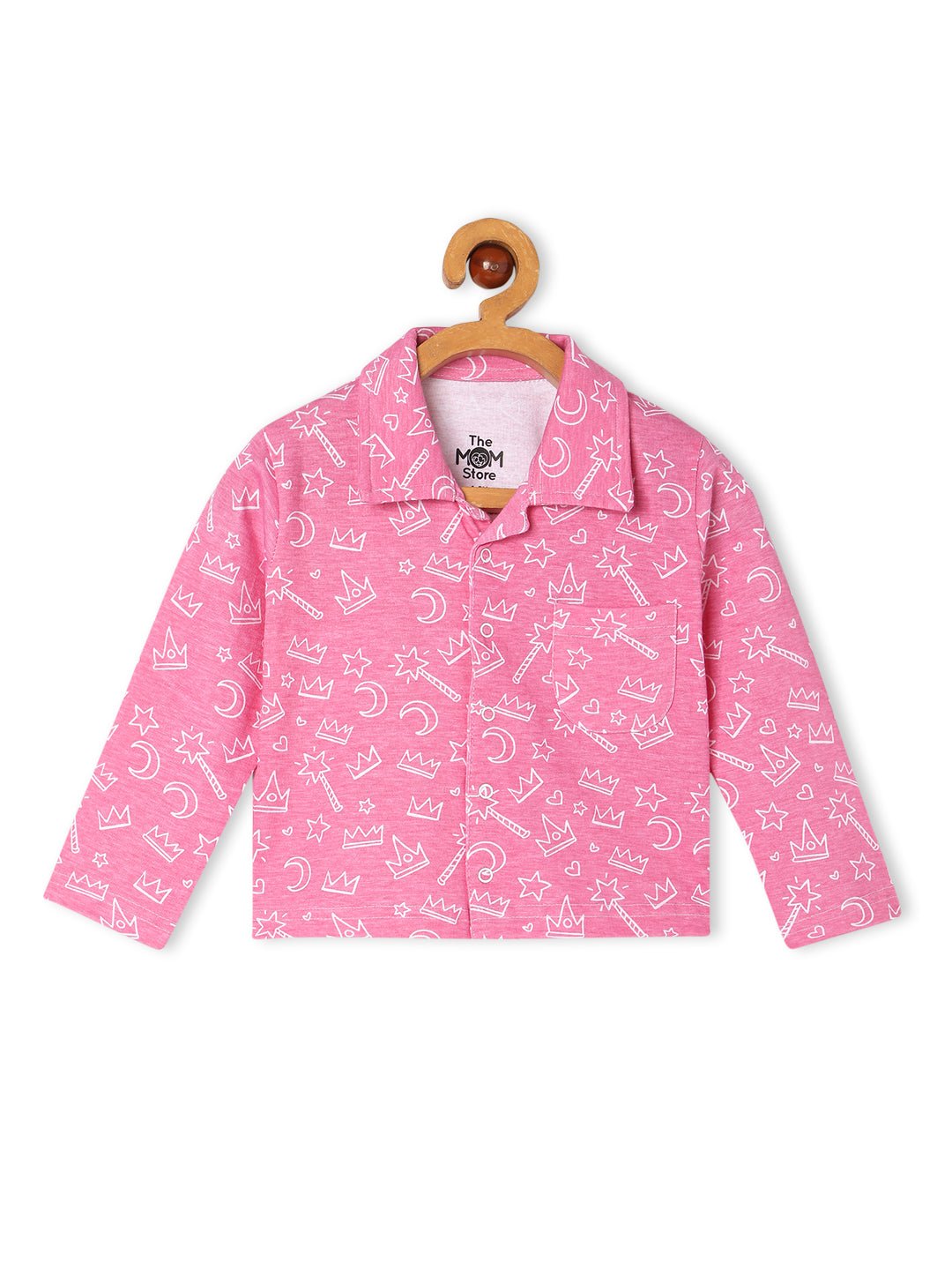 Multicolor Princess Party Pink-A-Boo Fairy Pajama Set For Kids