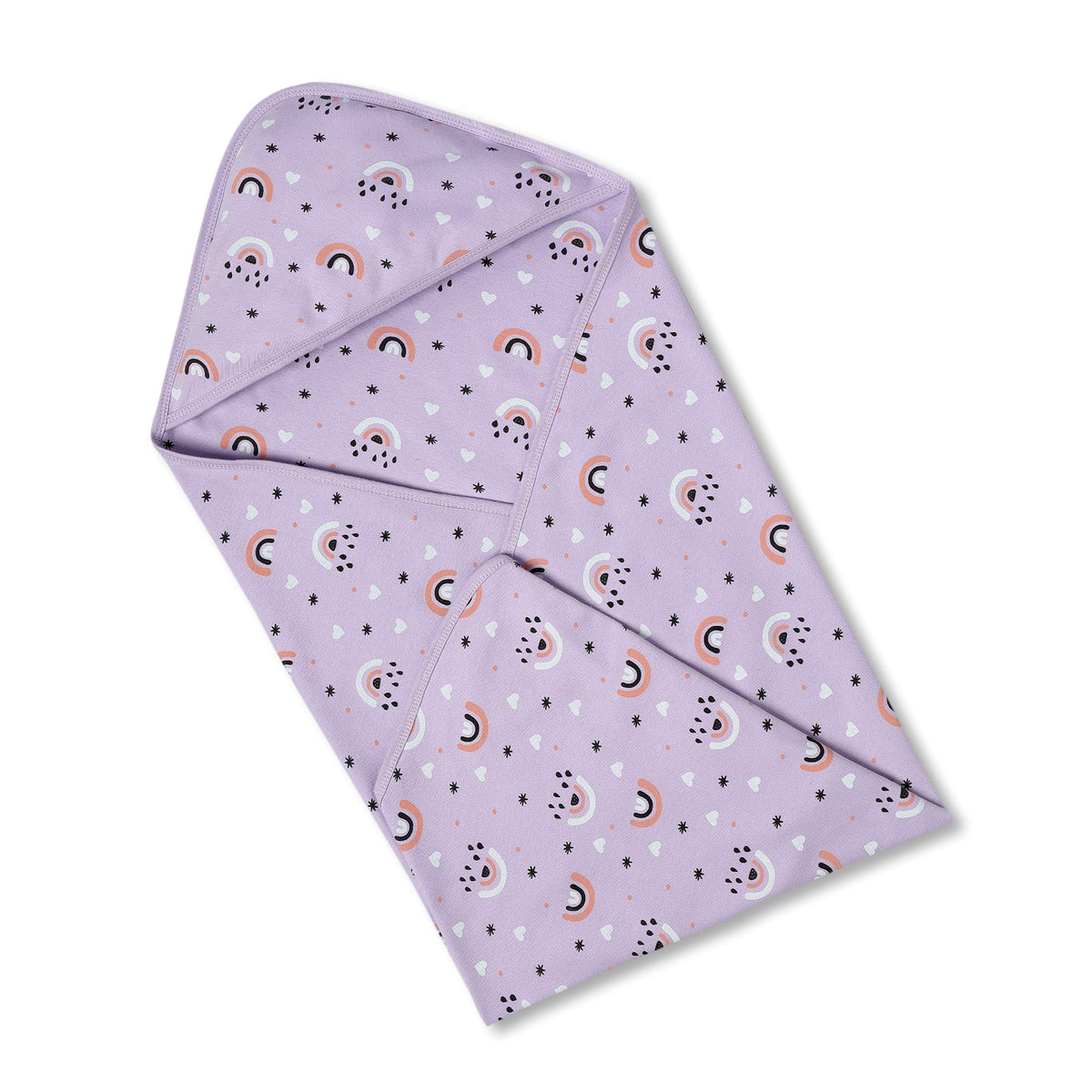 Lavender Pixie 11 PCS Newborn Baby Gift Box With Romper And Milestone Cards