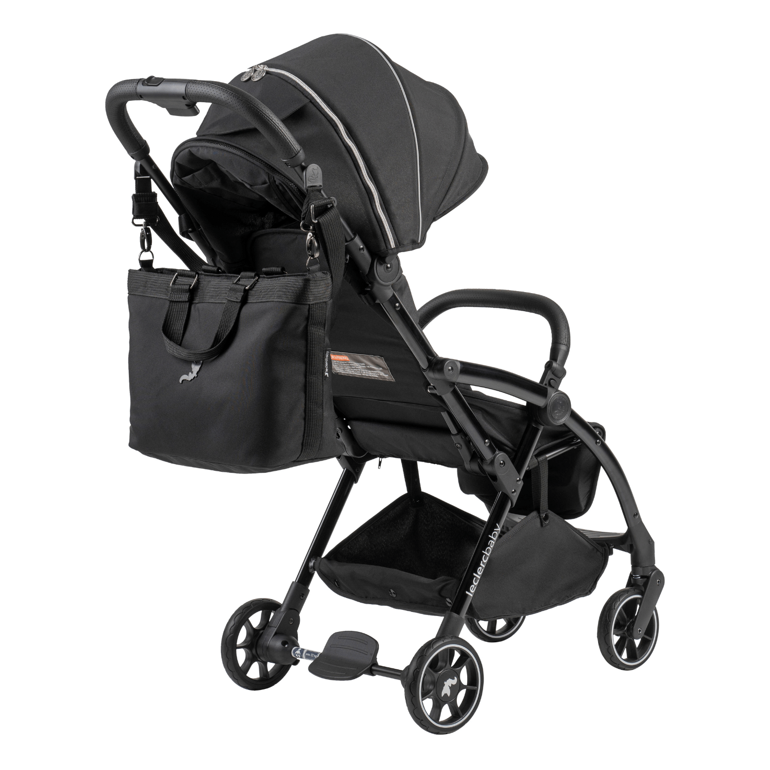Leclerc Luxury Changing Bag Piano Black 11.02x6.3x19.69in 0.88lb