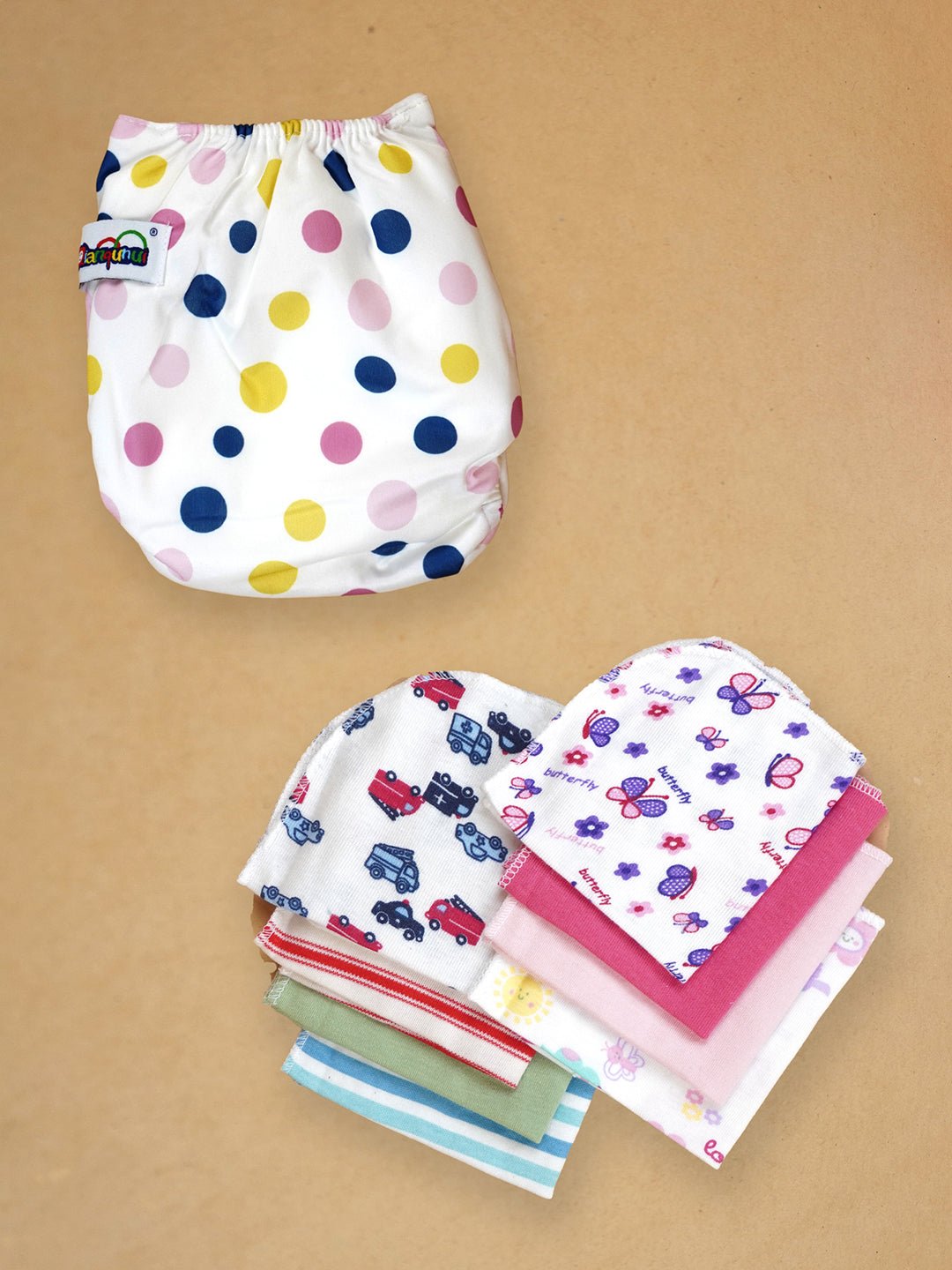 Blue Cute Home 22 PCS Newborn Baby Gift Box With Rompers And Swaddle