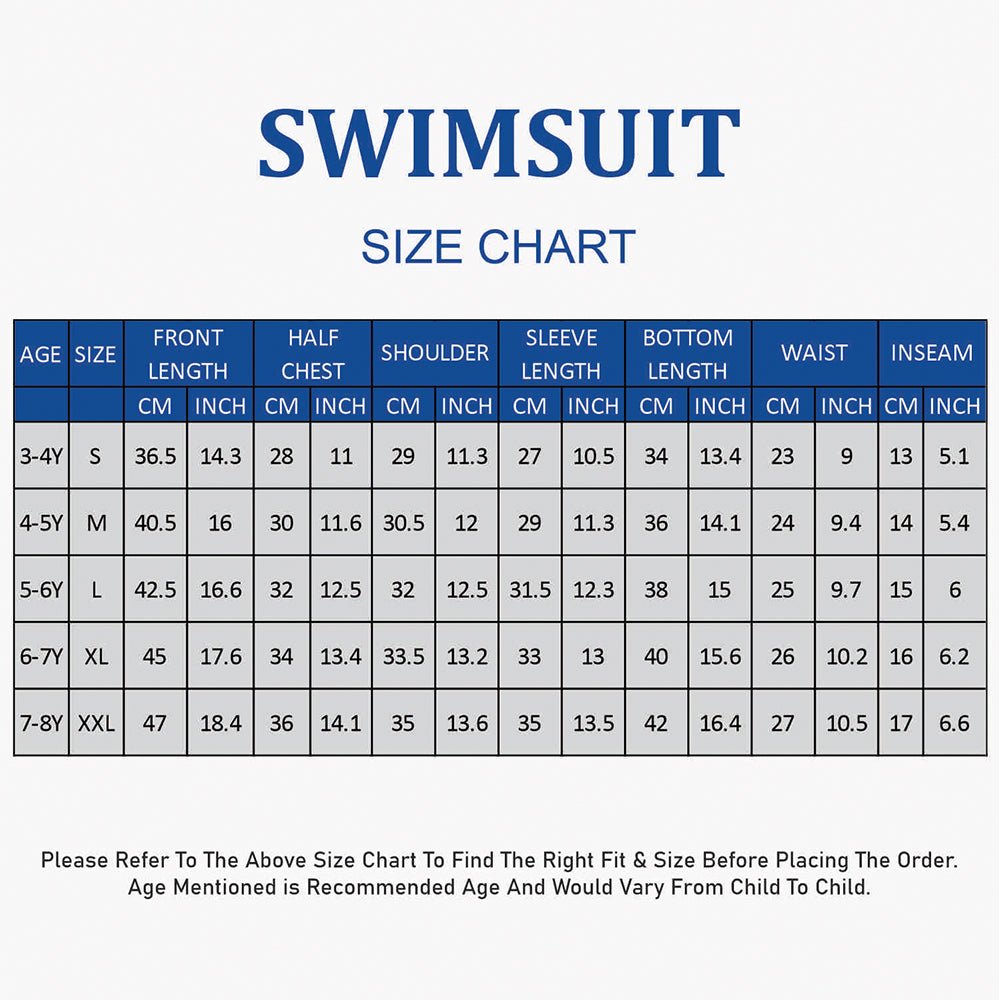 Purple Geometric Printed Kids Full Length Neoprene Swimwear With Free Washbag