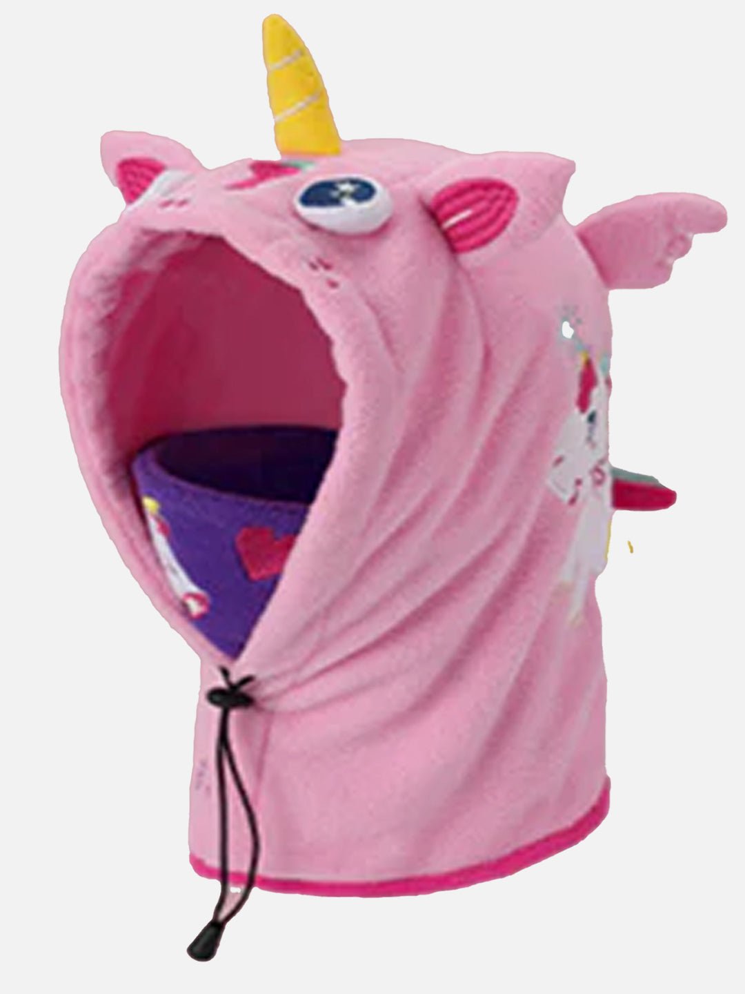 Little Surprise Box Light Pink Uni Fleece Winter Cap Muffler Set