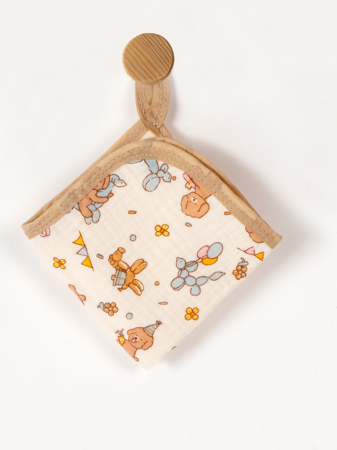 Yellow Flower 1 PC Cotton Muslin Baby Blanket With Breathable Fabric