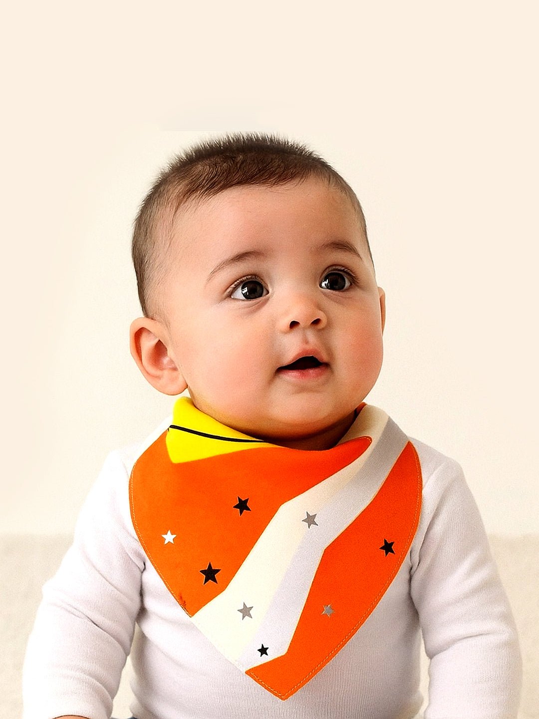 Cactus Print 3 Pc Premium Adjustable Snap Button Bibs For Babies
