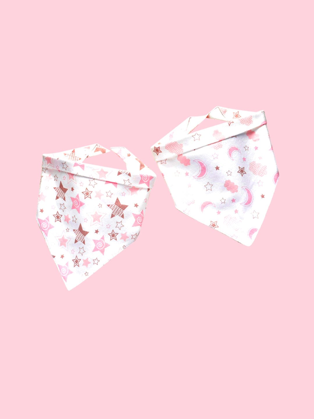 Cactus Print 3 Pc Premium Adjustable Snap Button Bibs For Babies