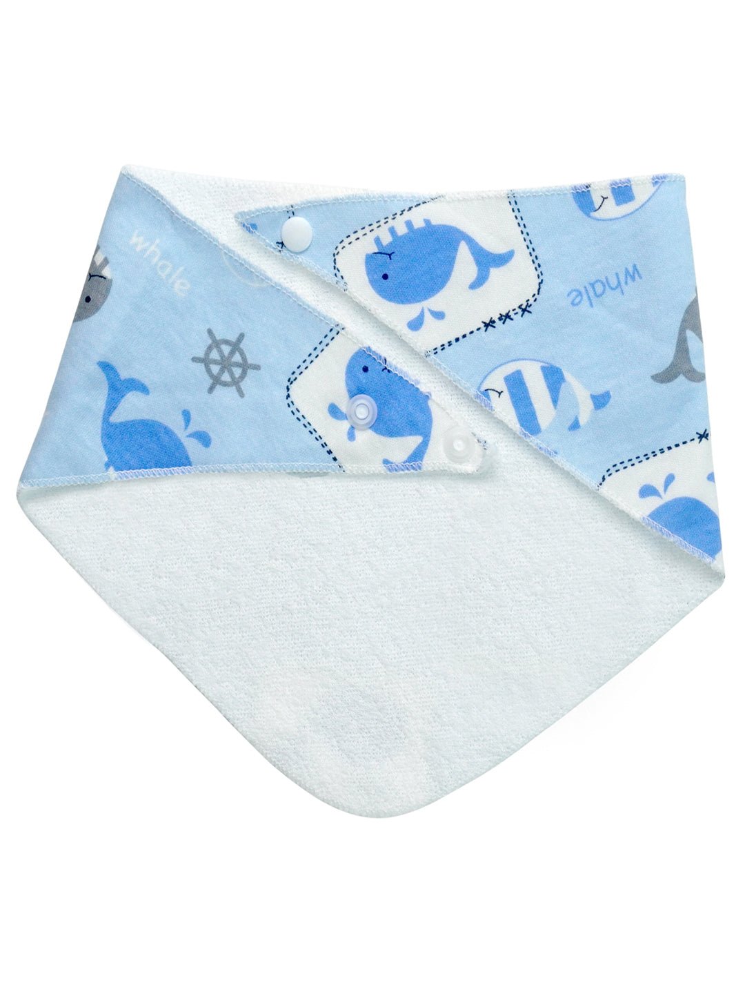Cactus Print 3 Pc Premium Adjustable Snap Button Bibs For Babies