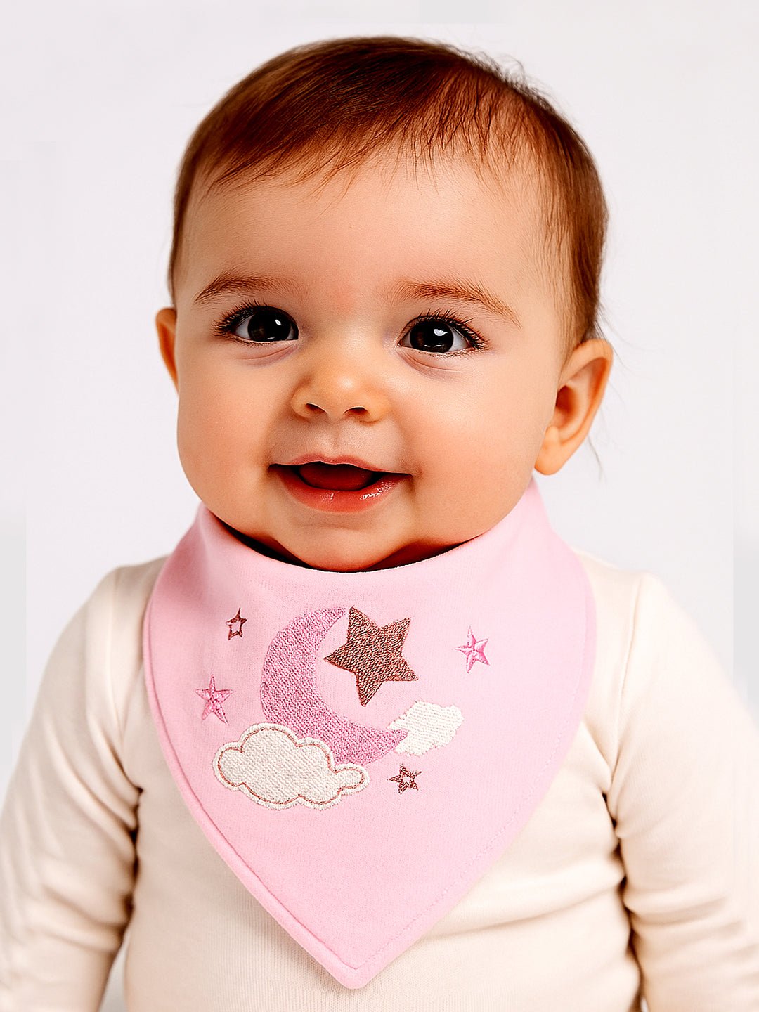 Cactus Print 3 Pc Premium Adjustable Snap Button Bibs For Babies