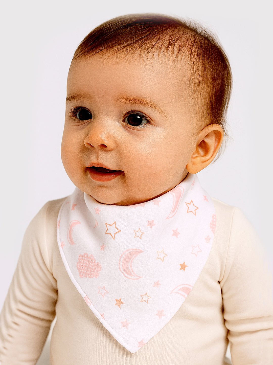 Cactus Print 3 Pc Premium Adjustable Snap Button Bibs For Babies