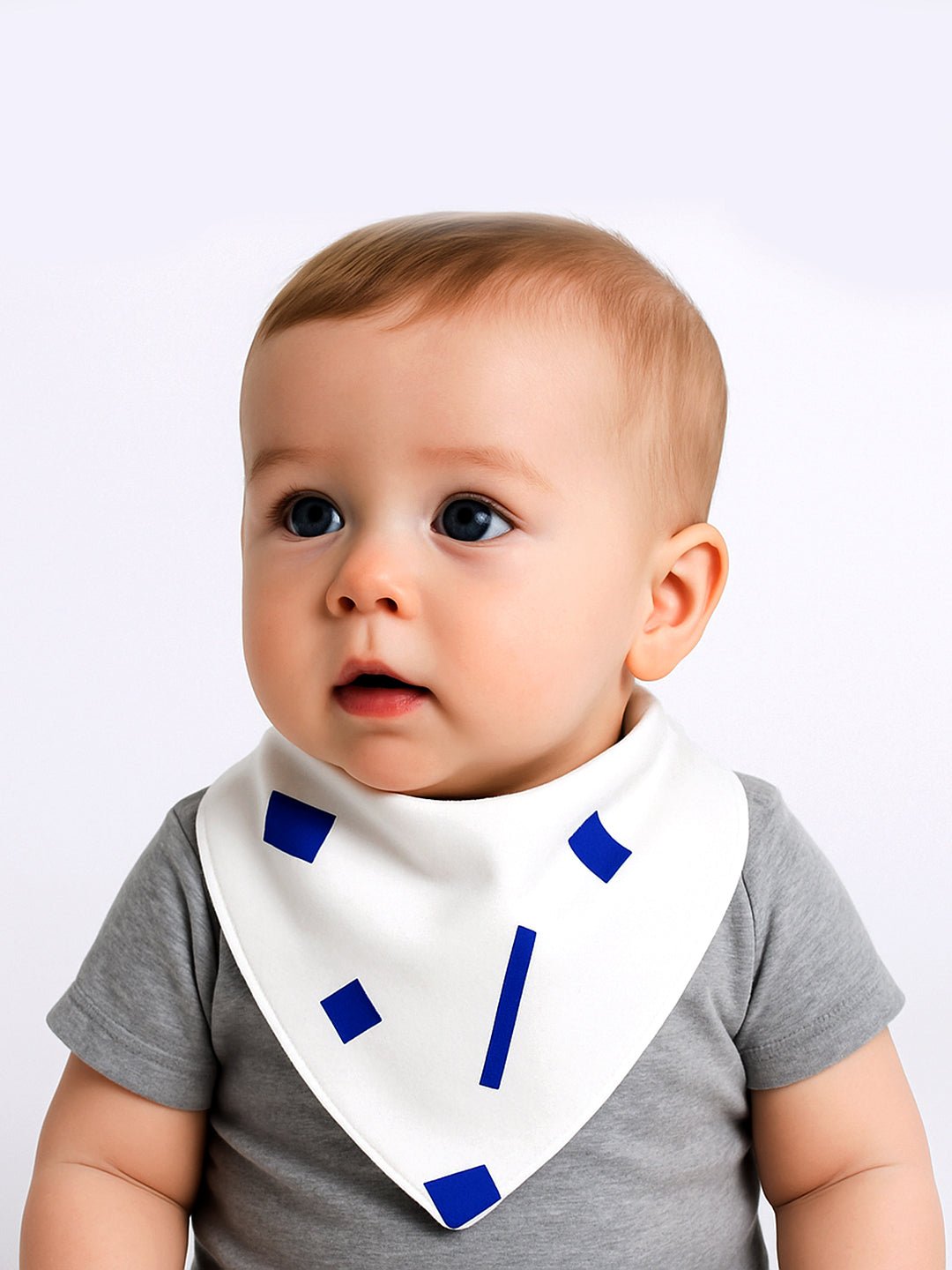 Cactus Print 3 Pc Premium Adjustable Snap Button Bibs For Babies