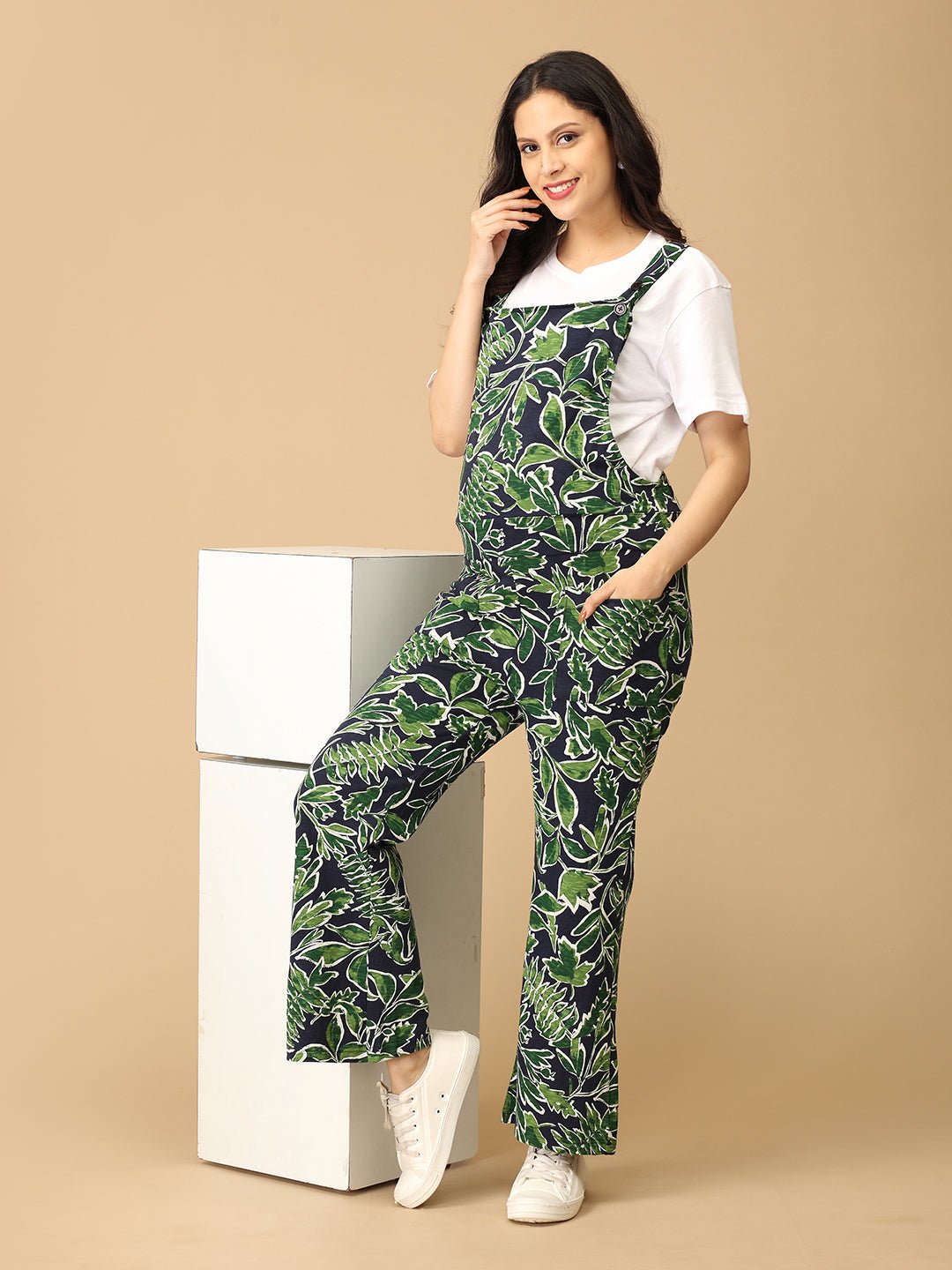 Lush Rush Maternity Dungaree Multi
