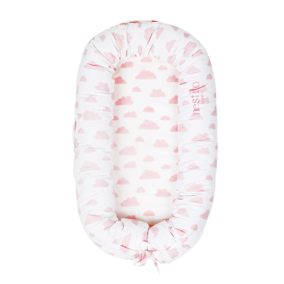 Cloud Pink Organic Cotton Portable Baby Nest For Babies