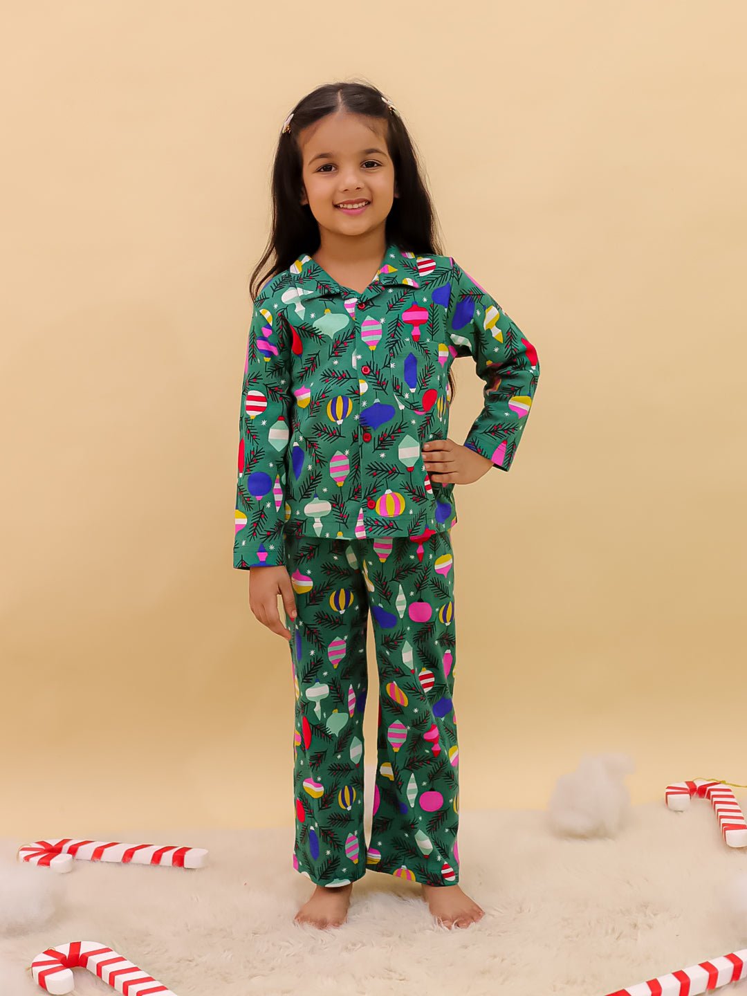 Merry Snuggle Squad Christmas Kids Winter Pajama Set