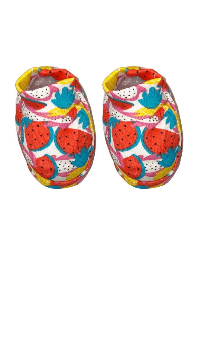 Fruitilicious Mittens Booties and Cap Set