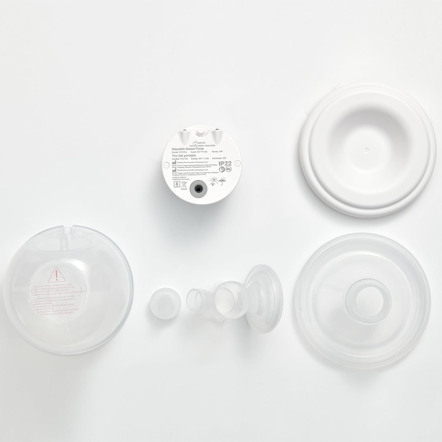 Momcozy S12 Pro Wearable Breast Pump White 180ml 0.53lb