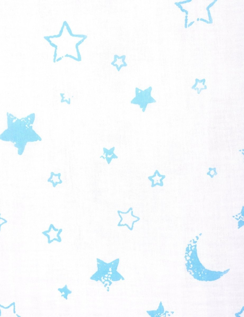 Sleep Mode On 1 PC Kids Cotton Muslin Dohar With Hand Screen Print