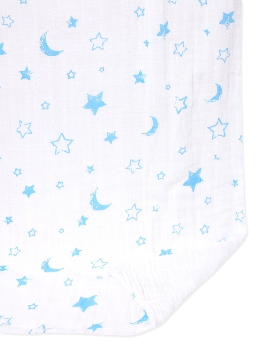 Sleep Mode On Muslin 6 Layer Dohar Blanket For Kids