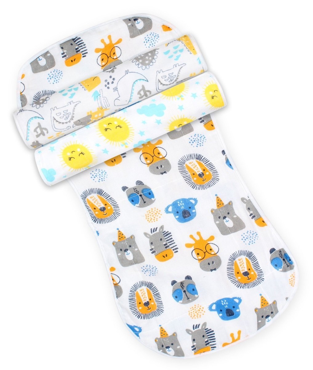 Muslin Burp Cloth Combo Of 3 For Babies