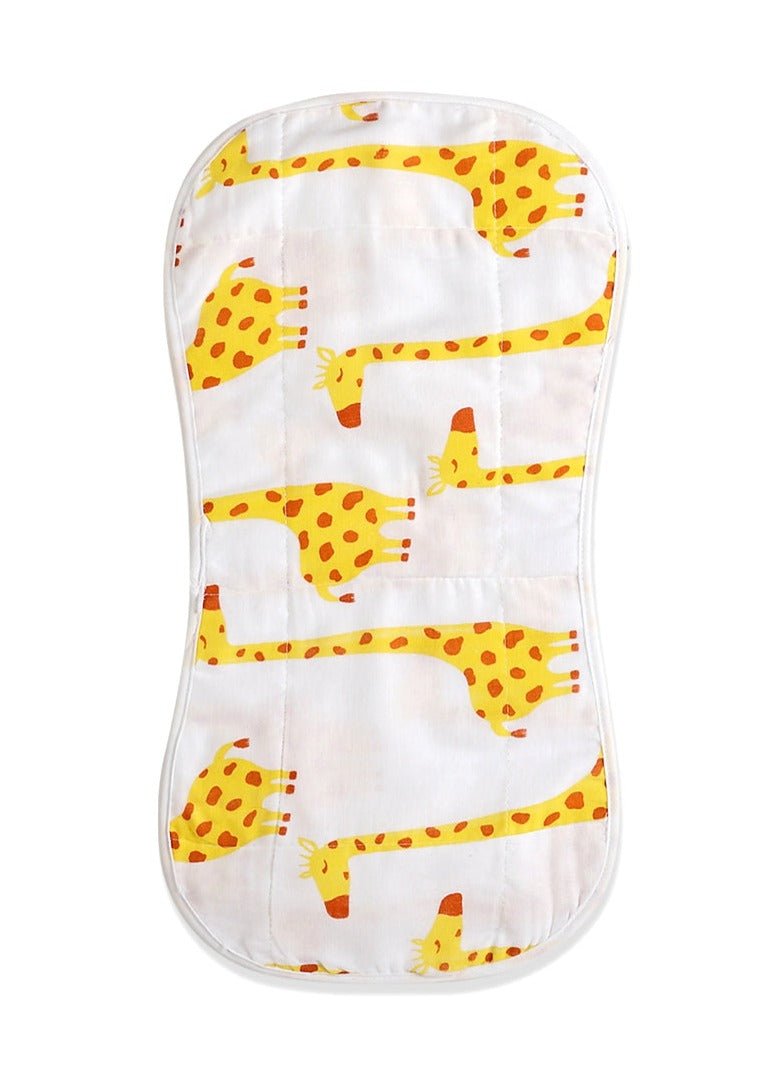 Tall As A Giraffe 100% Muslin Cotton Burp Cloth For Babies