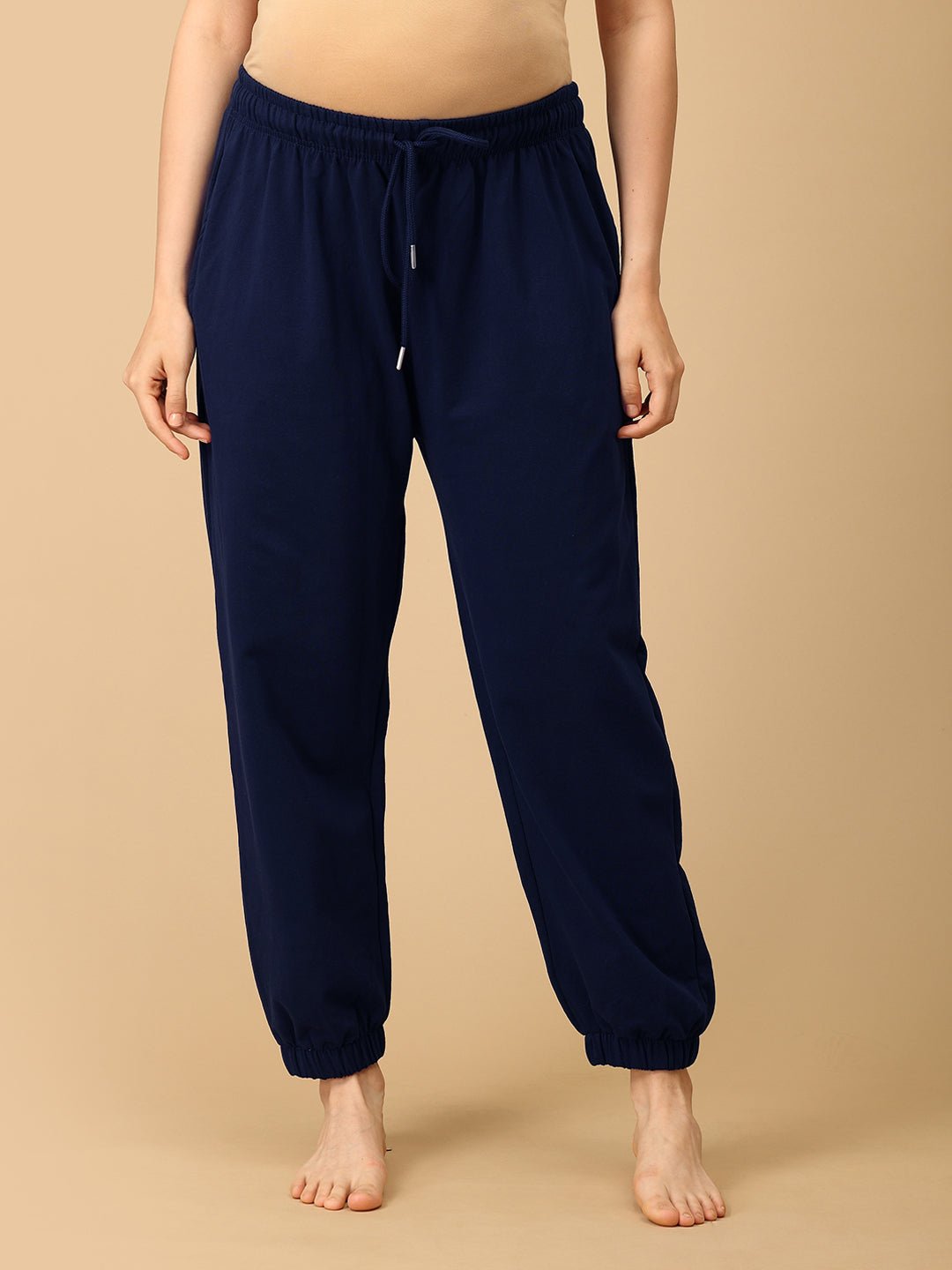 Navy Blue Maternity Joggers Navy Blue