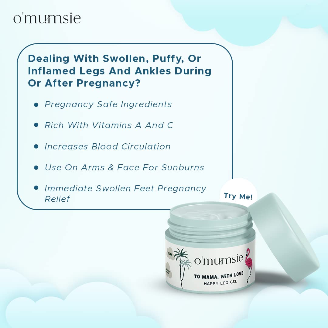 O’MUMSIE Happy Leg Gel Pregnancy Swollen Feet Treatment 100g 0.22lb